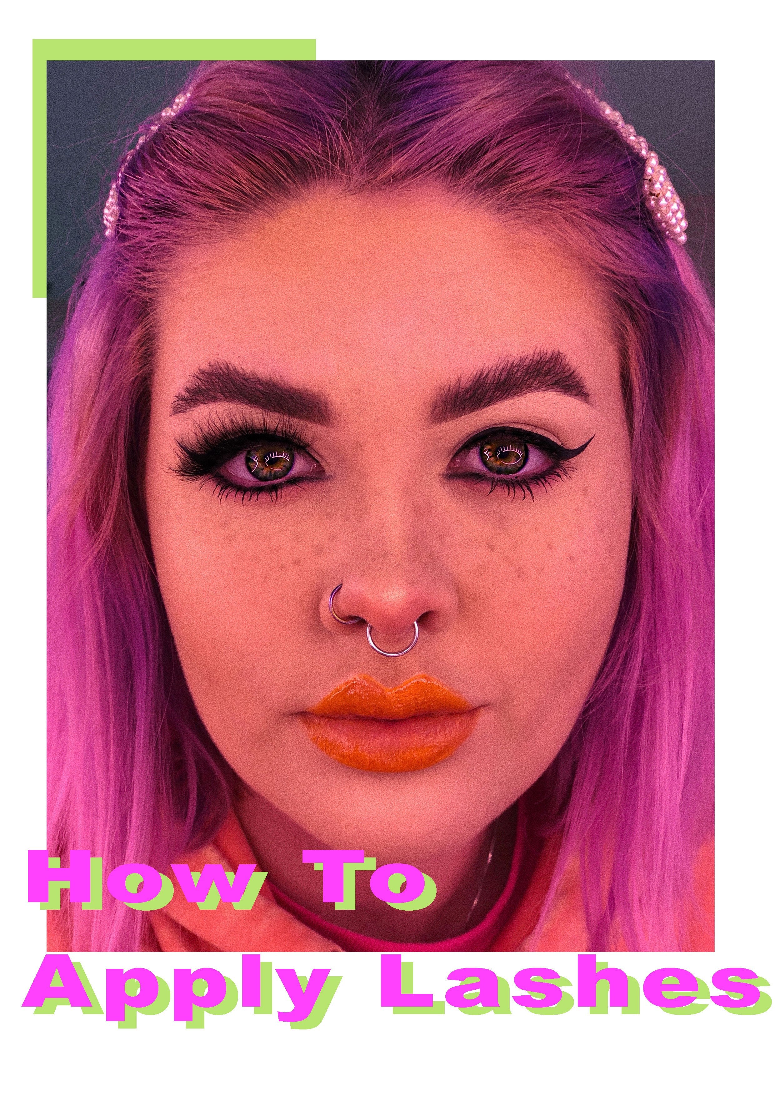 HOW TO APPLY LASHES LIKE A PRO – Unicorn Cosmetics