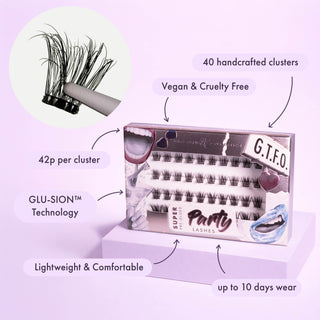 G.T.F.O. Super Pre-Glued Lashes - Unicorn Cosmetics