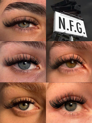 N.F.G. Super Pre-Glued Party Lashes Full Kit