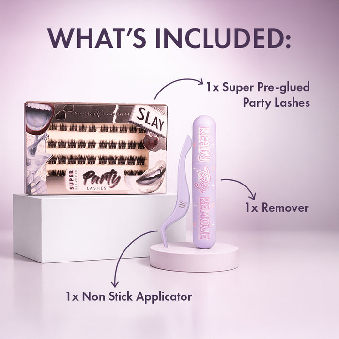 SLAY Super Pre-Glued Lash Starter Kit - Unicorn Cosmetics