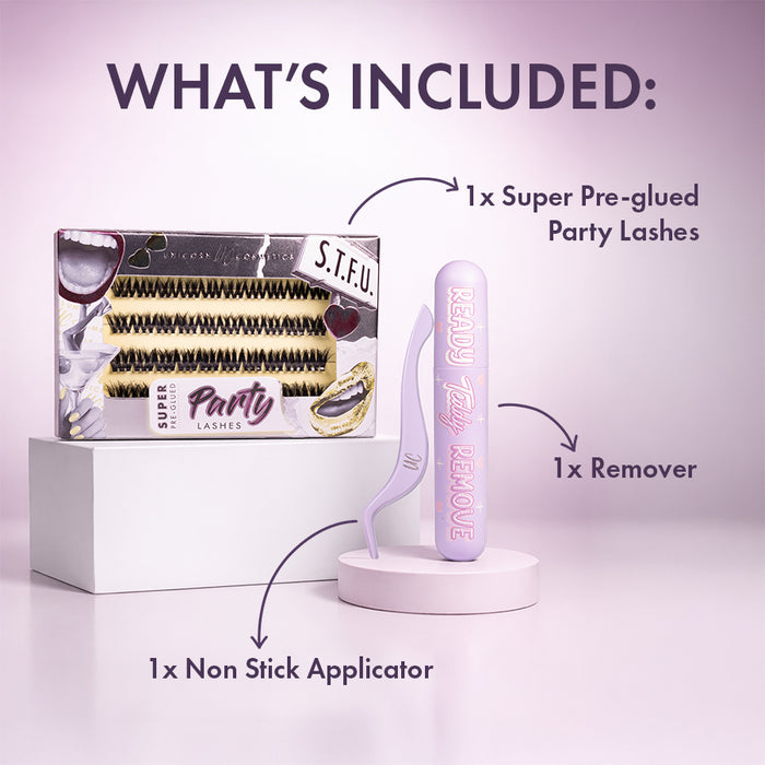 S.T.F.U. Super Pre-Glued Lash Starter Kit - Unicorn Cosmetics