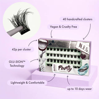 N.F.G. Super Pre-Glued Lashes - Unicorn Cosmetics