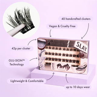 SLAY Super Pre-Glued Lashes - Unicorn Cosmetics