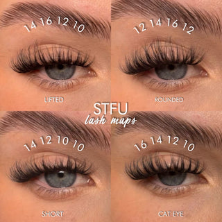 S.T.F.U. Super Pre-Glued Lash Starter Kit - Unicorn Cosmetics