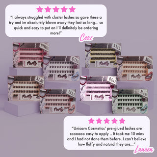 D.G.A.F Super Pre-Glued Party Lashes - Unicorn Cosmetics