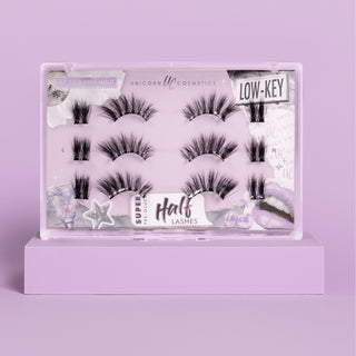 Low-Key Super Pre-Glued Half Strip Lash Starter Kit