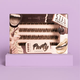 S.T.F.U. in Espresso Swirl Super Pre-Glued Lashes - Unicorn Cosmetics